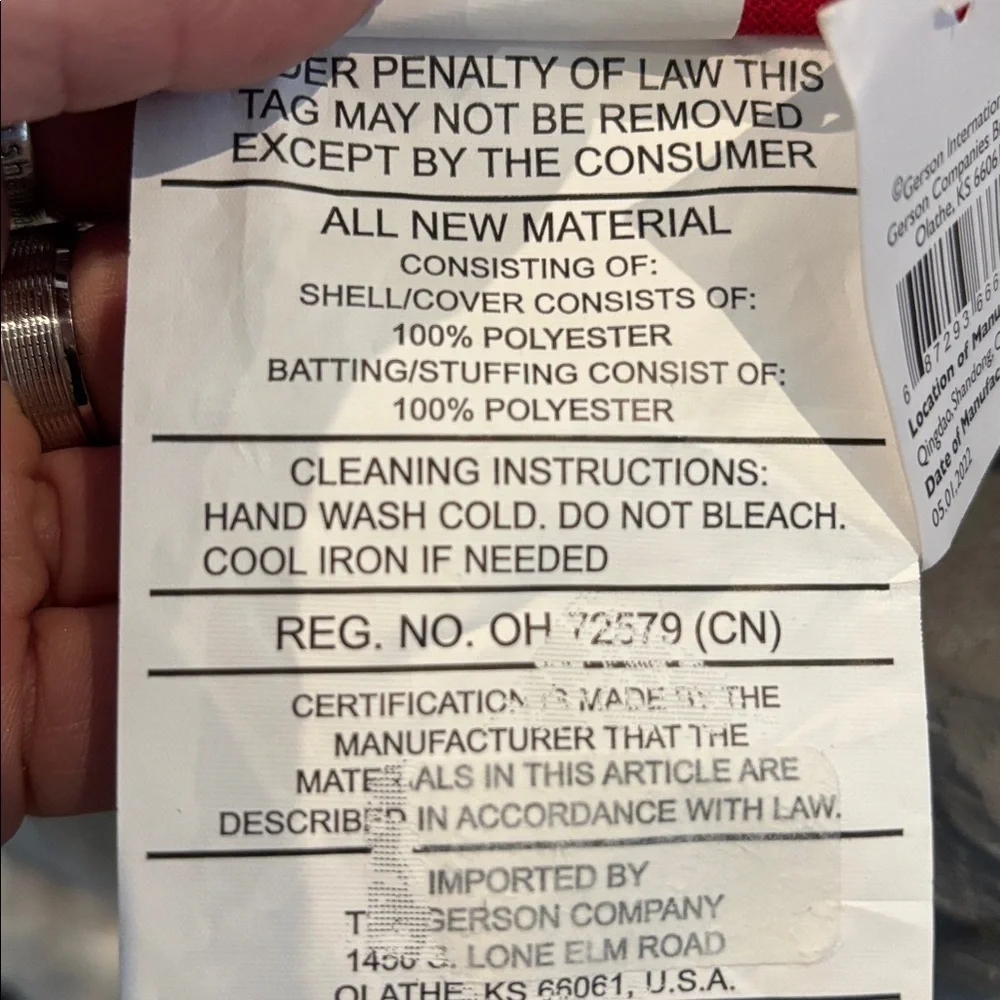 Gerson International new tags